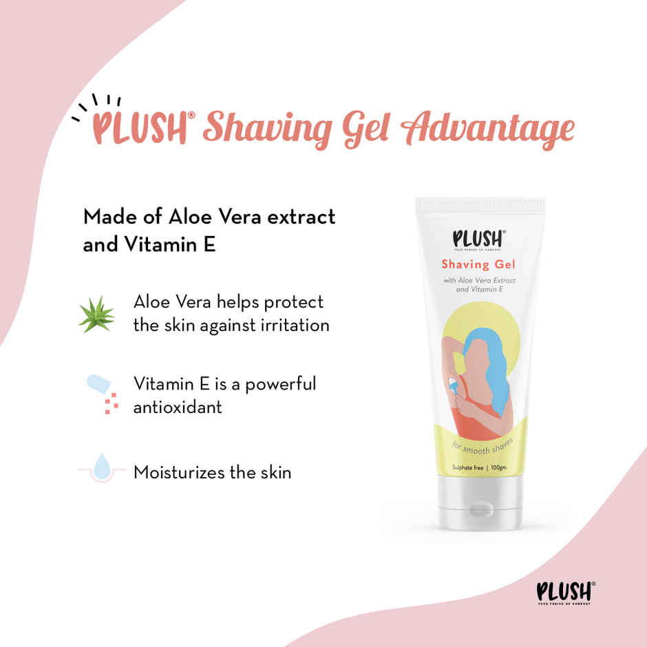 Plush All Natural Shaving Gel For Women