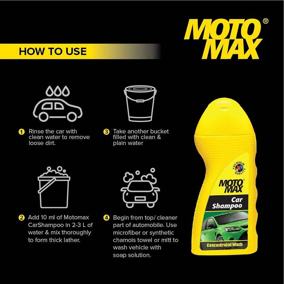 Motomax Bike & Car Shampoo, Washing Liquid - 100 ml