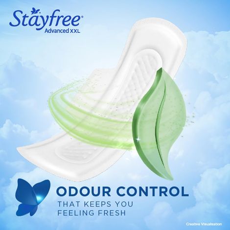 Stayfree Advanced Sanitary Pads | XXL | 42 pcs