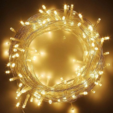 Quace 12M Warm White String Light | Assorted Wire Colors