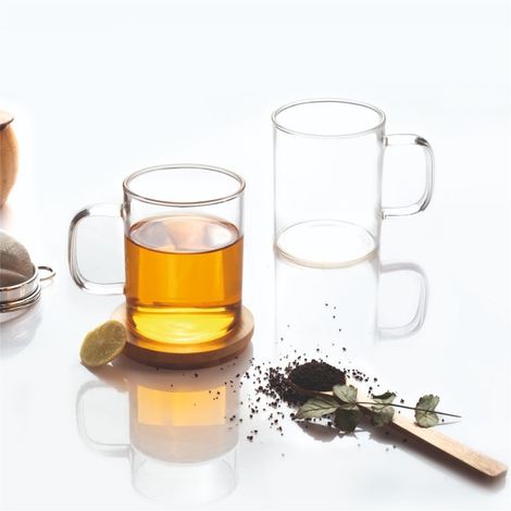 Sanjeev Kapoor Vigo Borosilicate Mug 220 Ml - Set Of 6 Pcs