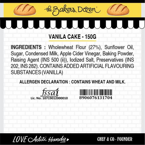 The Baker's Dozen Vanilla Cake