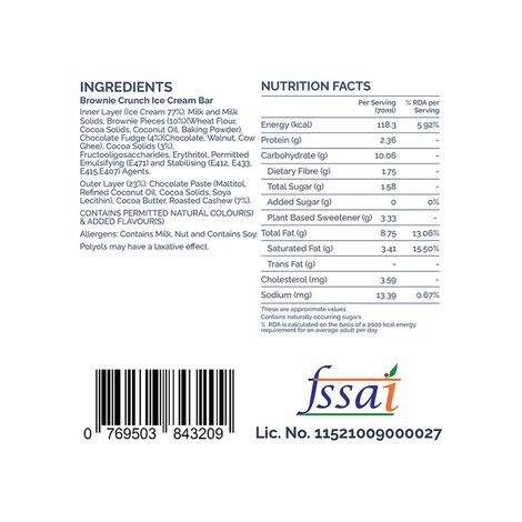 Get-A-Way Brownie Crunch Ice Cream Stick