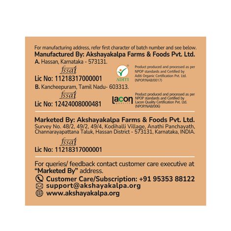 Akshayakalpa Organic Pasteurized Cow Fresh Milk (Pouch)