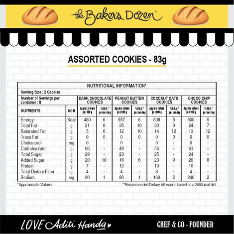 The Baker's Dozen Assorted Cookies