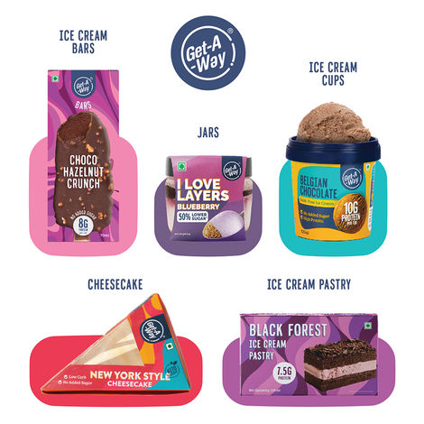 Get-A-Way Chocolate Brownie Fudge Ice Cream Cup