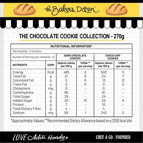 The Baker's Dozen Gifting Cookies Assorted Cookies Box