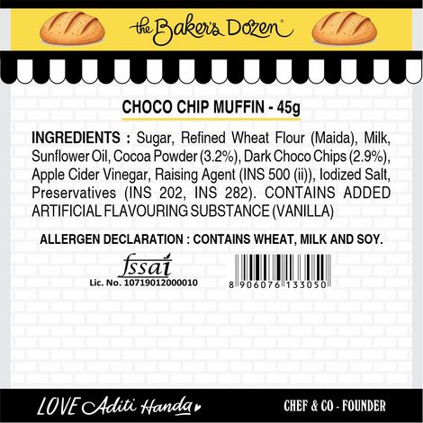 The Baker'S Dozen Choco Chip Muffin