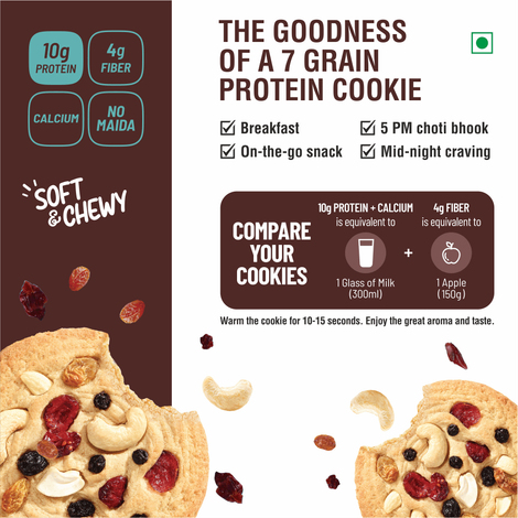 Max Protein by Ritebite Fruits and Nuts Dry Fruit Biscuits | Maida-free Combo
