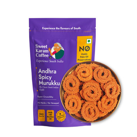 Sweet Karam Coffee Andhra Spicy Murukku Namkeen Snacks