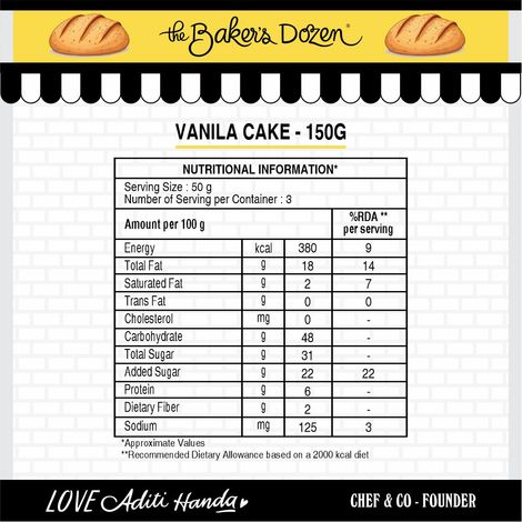 The Baker's Dozen Vanilla Cake
