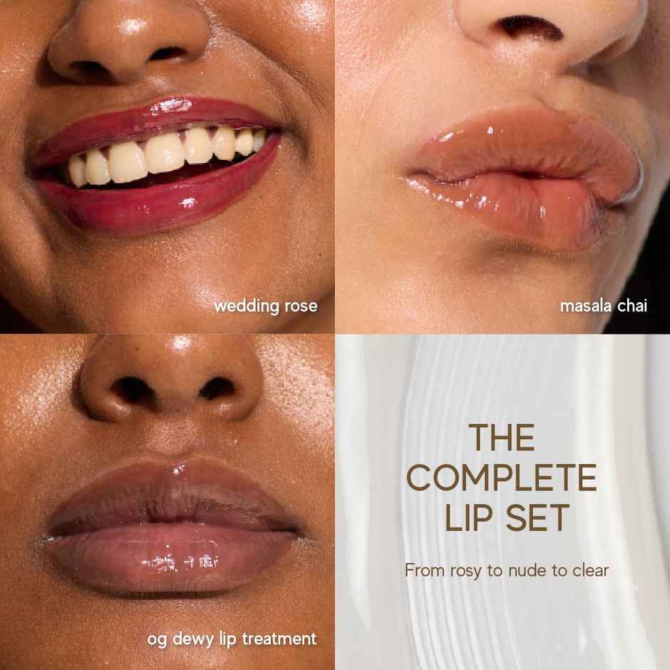 inde wild Dewy Lip Treatment Mini's Kit