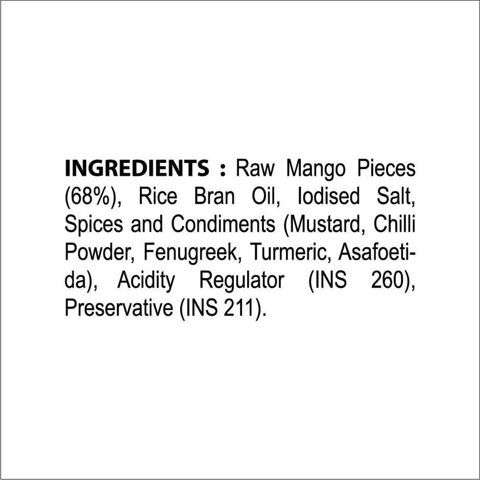 Nilon's Simply South Mango Pickle