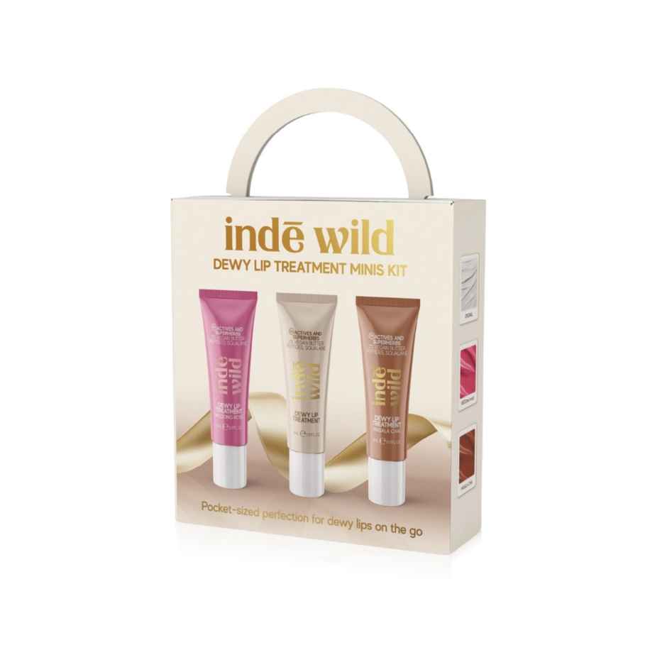 inde wild Dewy Lip Treatment Mini's Kit