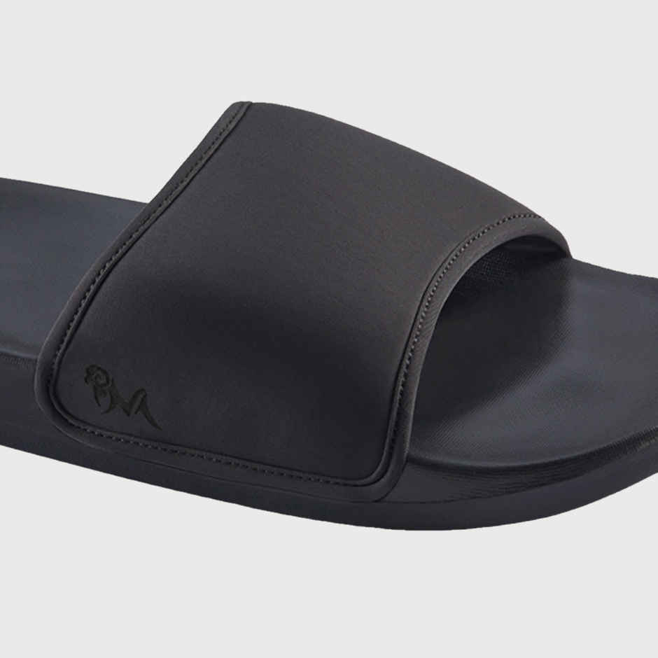 Neemans Unisex Eco Slides - Coal Black | UK 7