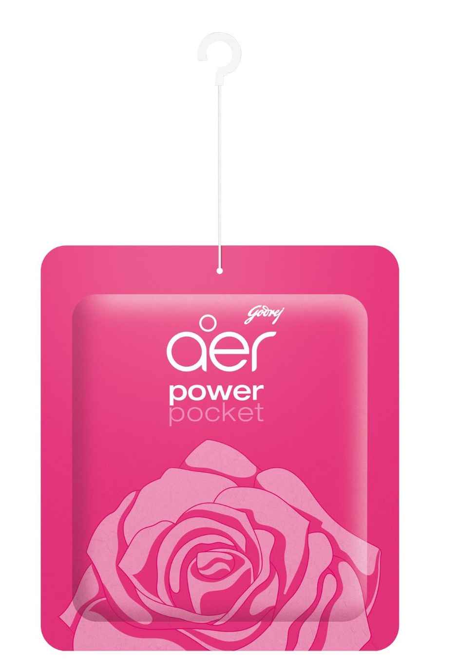 Godrej Aer Power Pocket Bathroom Freshener - Rose Fresh Blossom