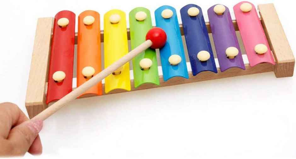Toyshine Xylophone For Kids Wooden Xylophone Toy With Child Safe Mallets