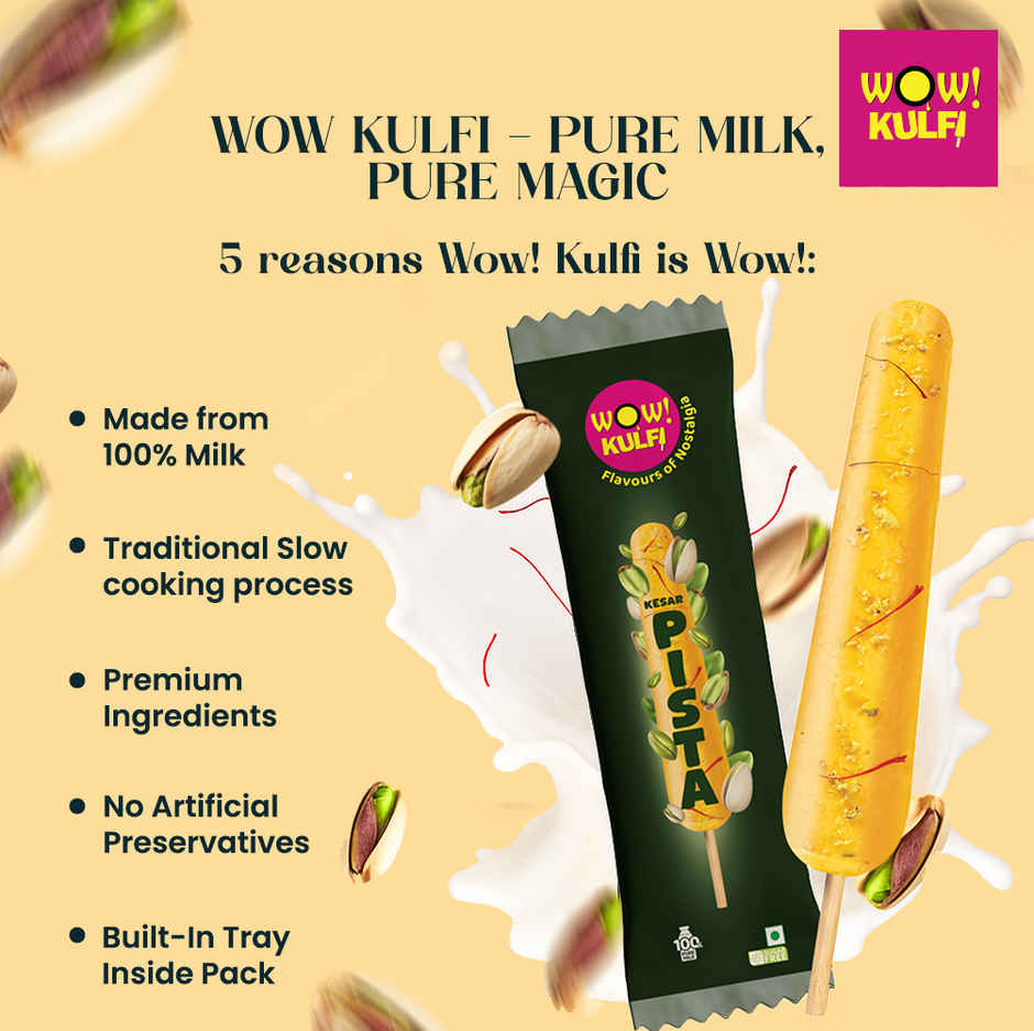 Wow! Kesar Pista Kulfi