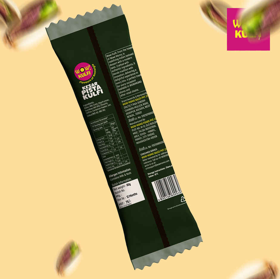 Wow! Kesar Pista Kulfi