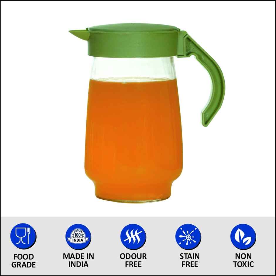 Yera Volga Juice Set - 1 pcs Jug 1700 ml And 6 pcs Tumblers 210 ml (Each)