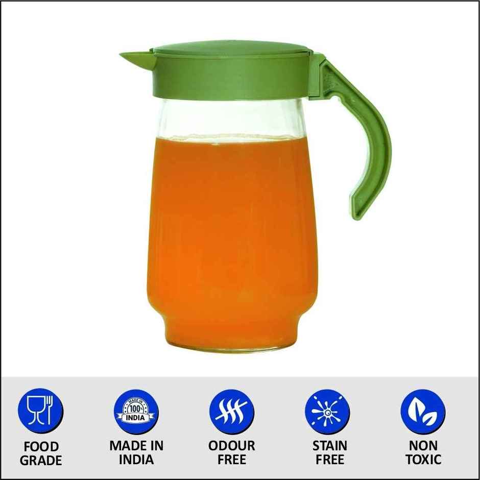 Yera Volga Juice Set - 1 pcs Jug 1700 ml And 6 pcs Tumblers 210 ml (Each)