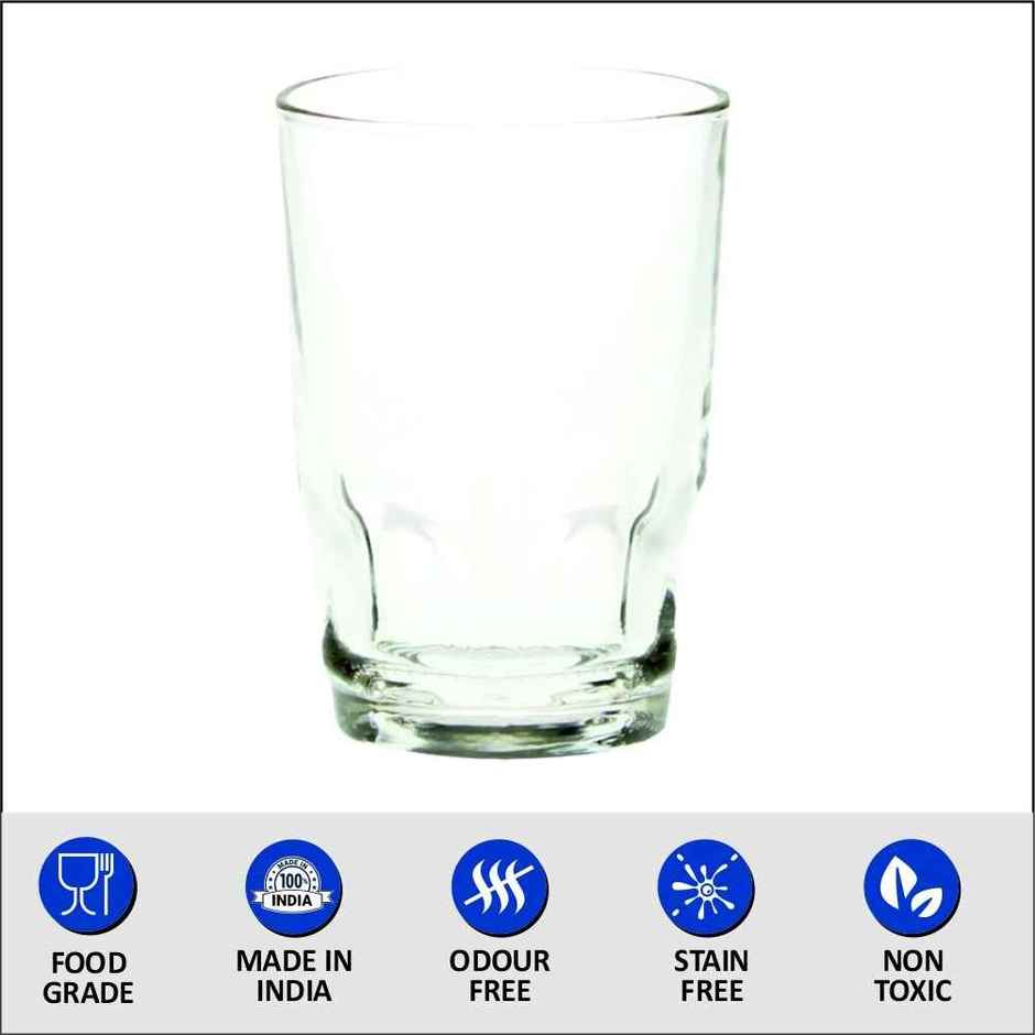 Yera Classic 270 ml Water/Juice Tumbler Set 6 pcs