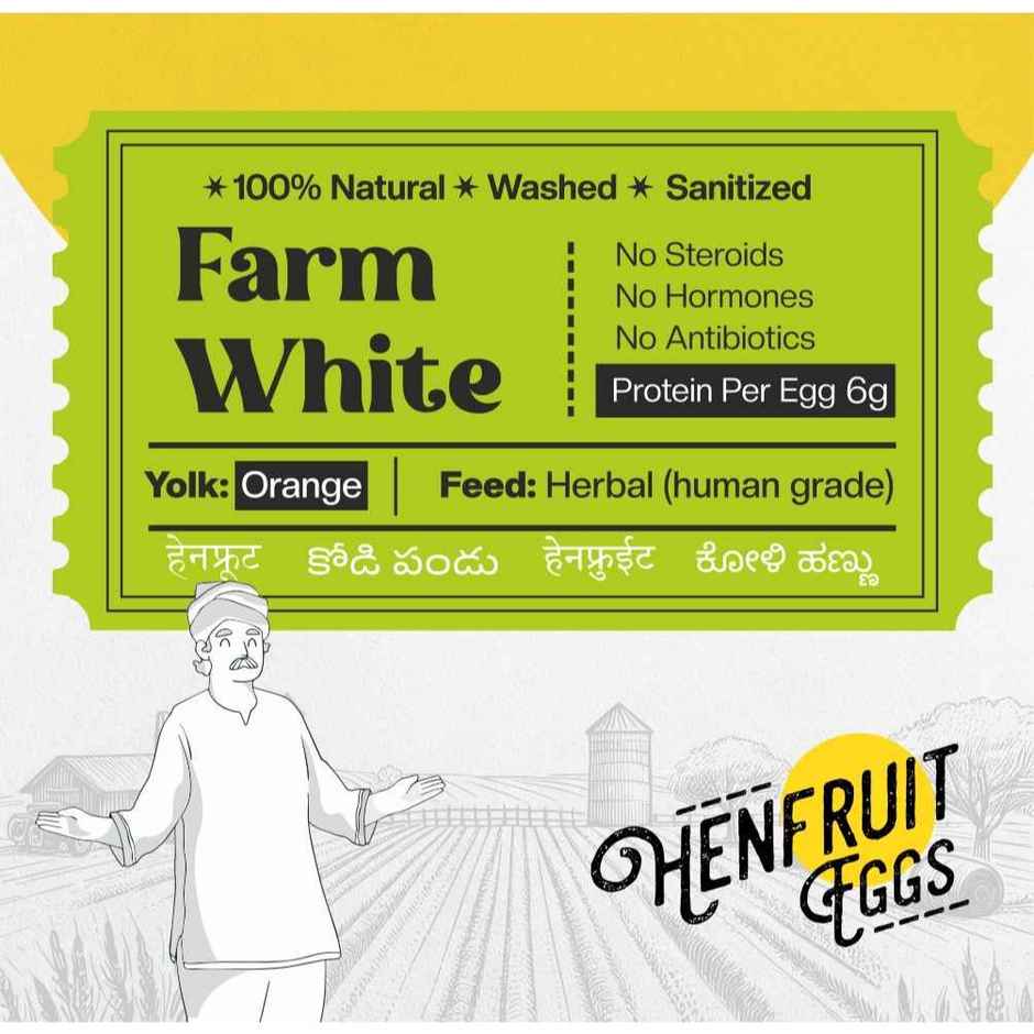 Eggs By Henfruit - 30 Farm Fresh No Antibiotics Egg