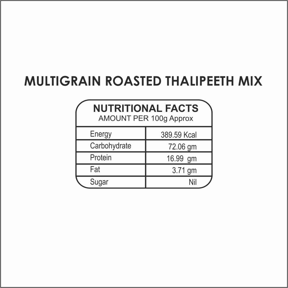 Bhagirathi Thalipeeth Bhajani | Multigrain Roasted Flour