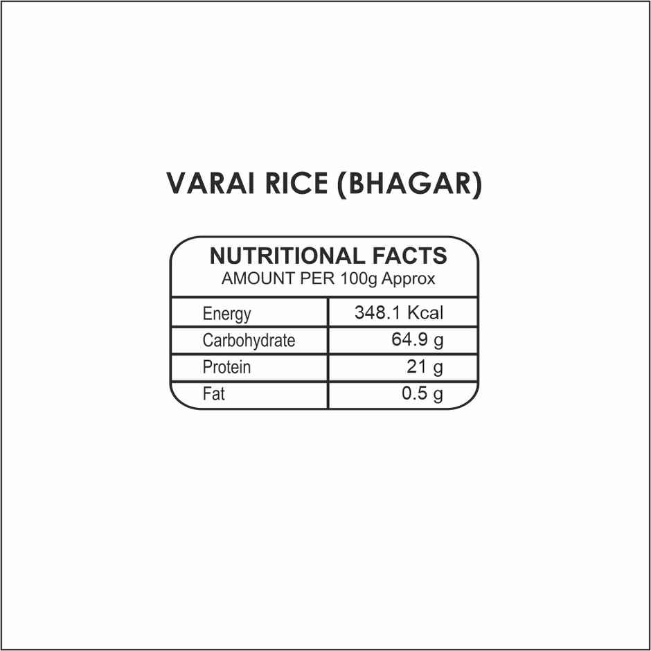 Bhagirathi Varai Rice | Bhagar