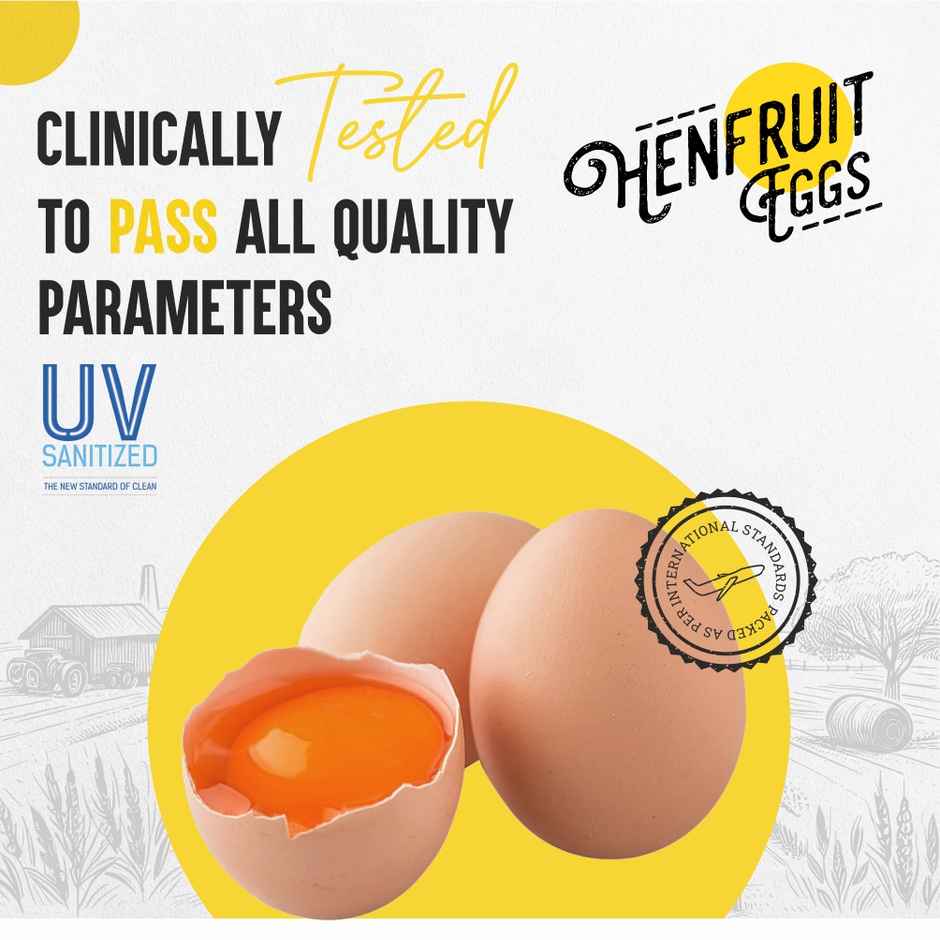 Eggs by Henfruit - 10 High Protein Power Brown Eggs