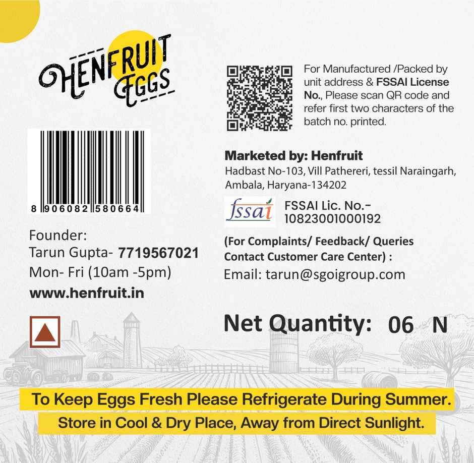 Hen Fruit Protein Max eggs