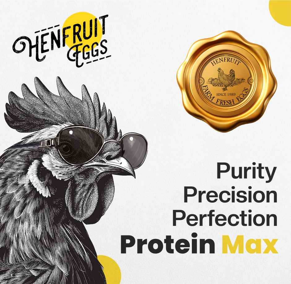 Hen Fruit Protein Max eggs