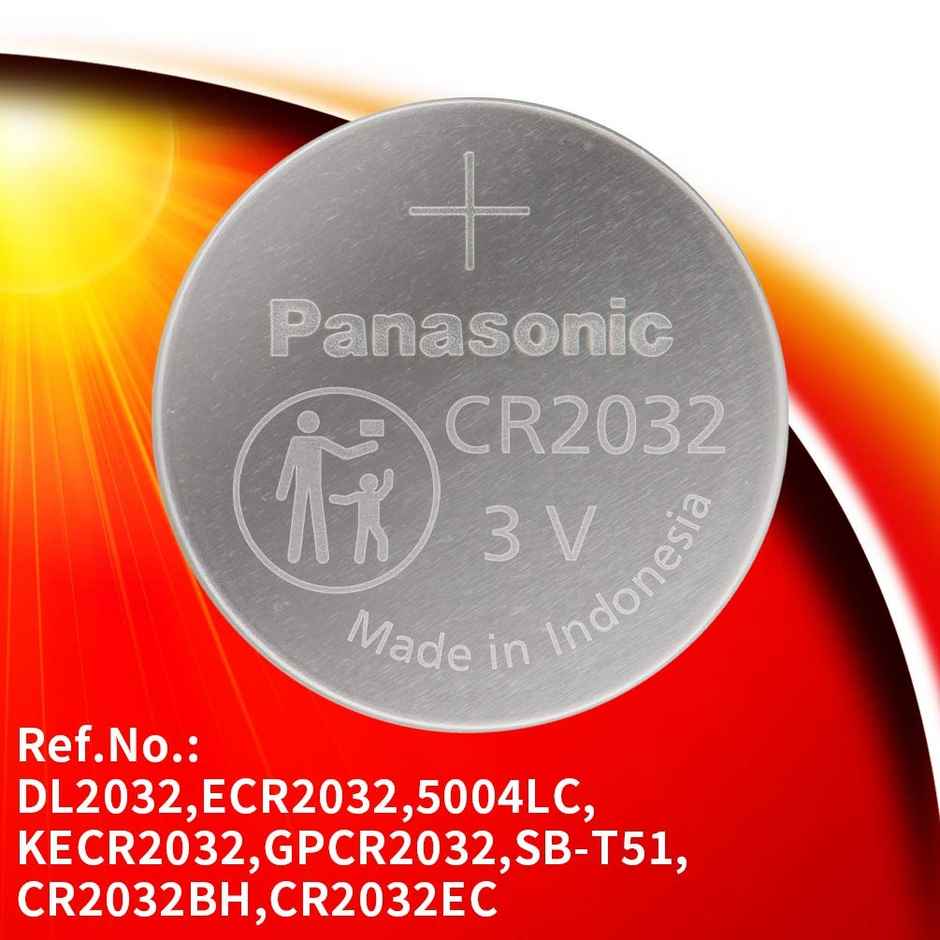 Panasonic Lithium Battery -Cr-2032 | Pack of 5