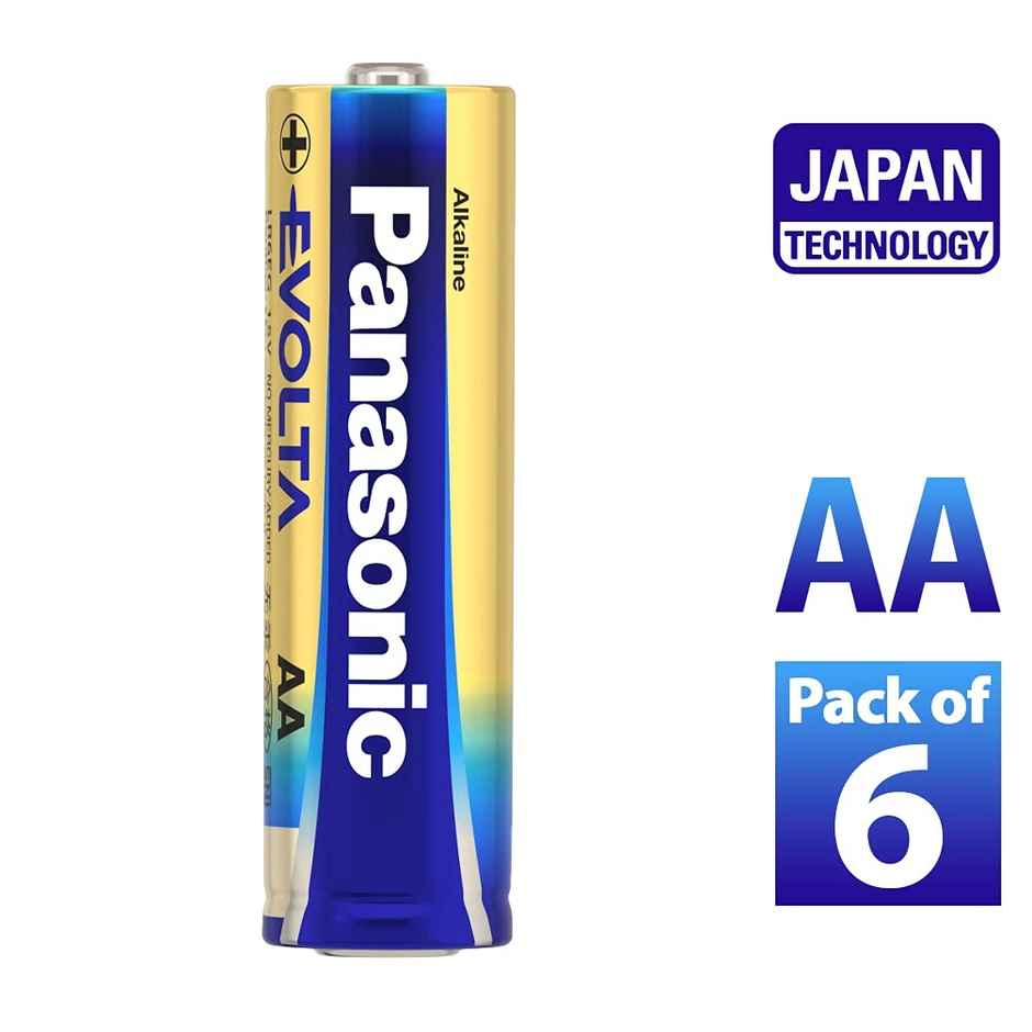 Panasonic Evolta AA Alkaline Battery | Anti-Leak Seal