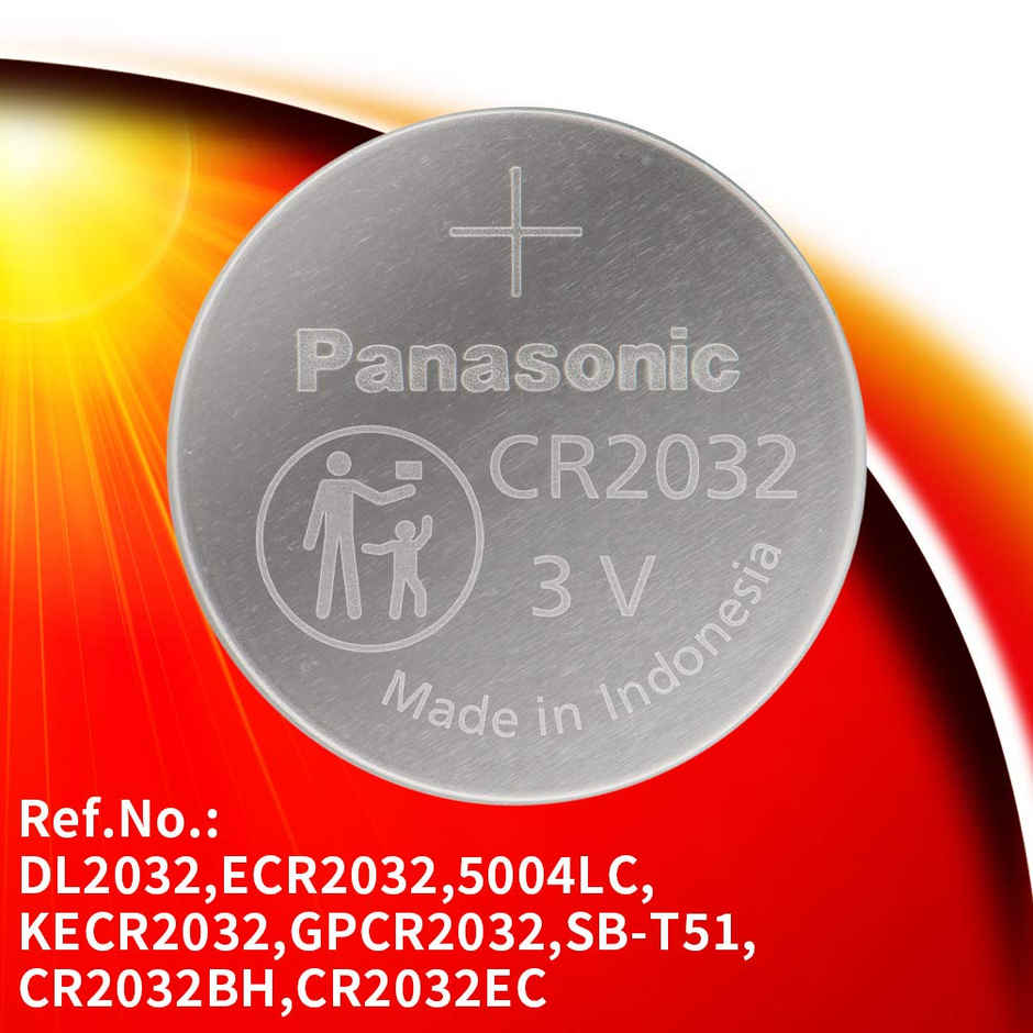 Panasonic Lithium Battery -Cr-2032 | Pack of 5