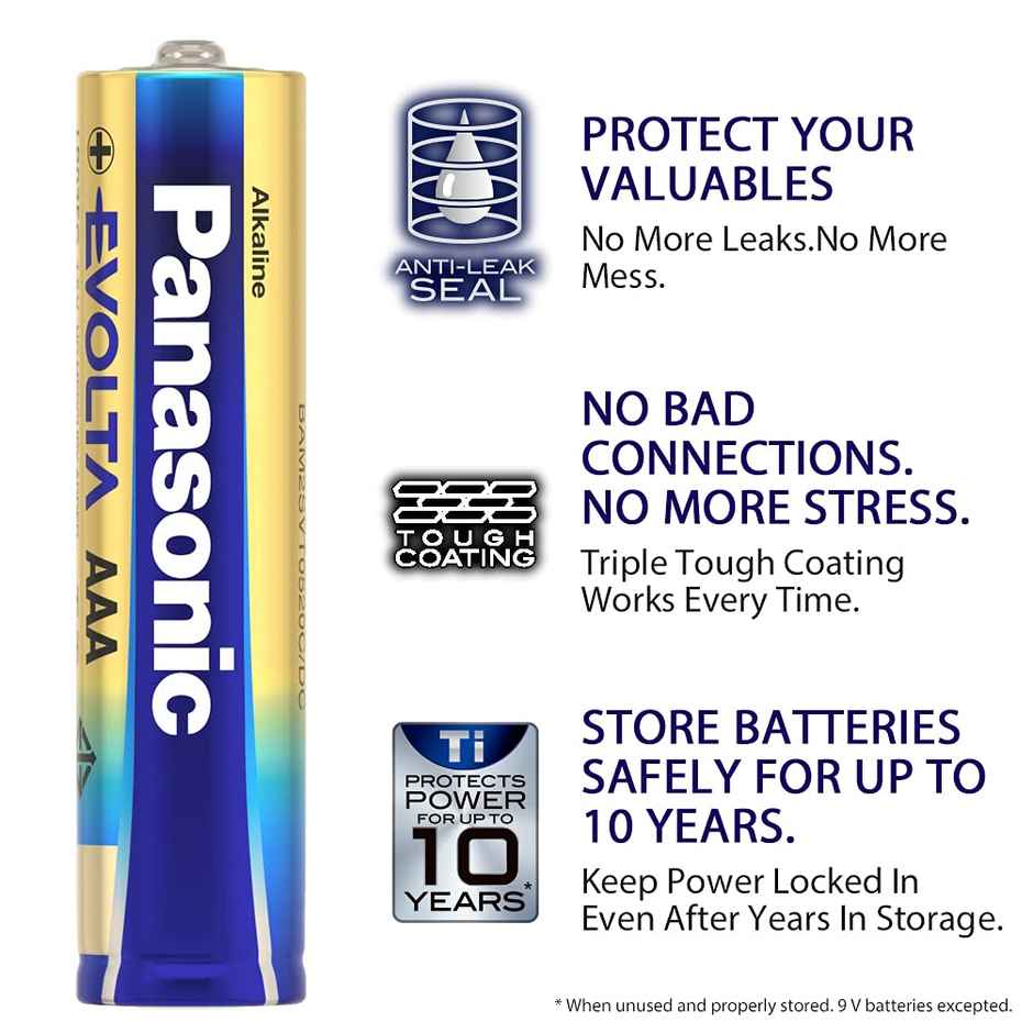 Panasonic Evolta AAA Alkaline Battery | 1.5 V