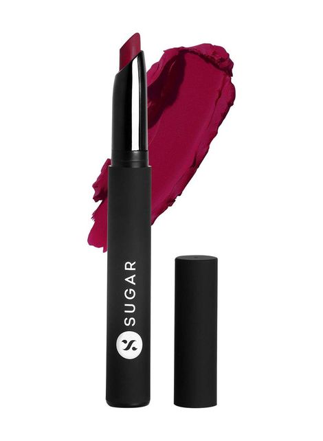 SUGAR Cosmetics Matte Attack Transferproof Lipstick - 17 Grateful Red (Bluish Red/Cool-toned Red)