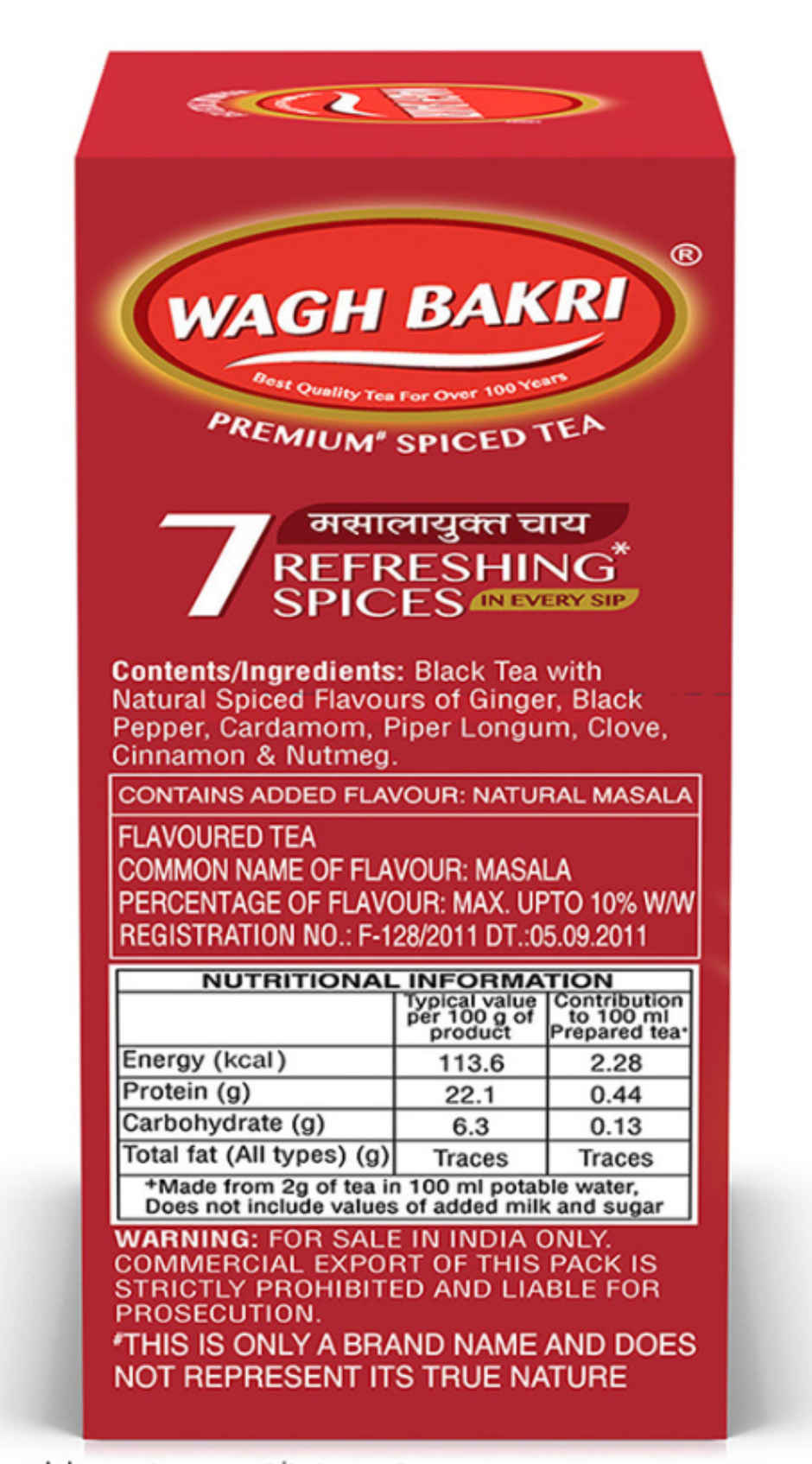 Wagh Bakri Premium Spiced Tea