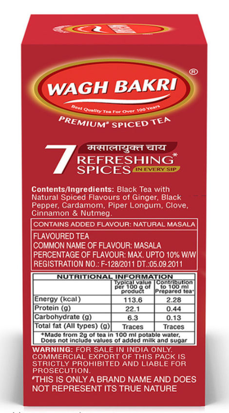 Wagh Bakri Premium Spiced Tea