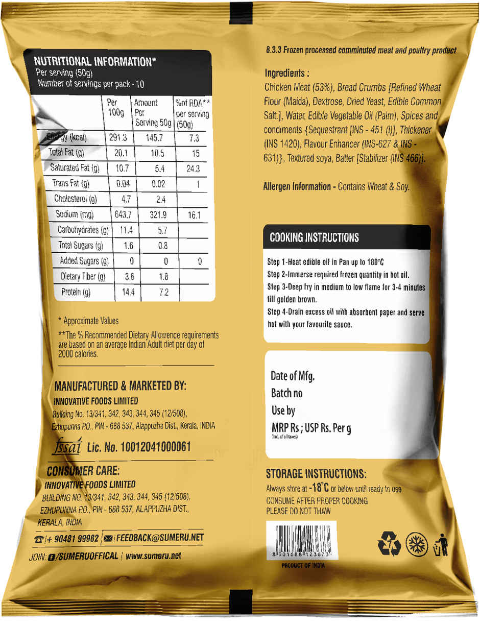 Sumeru Chicken Nuggets