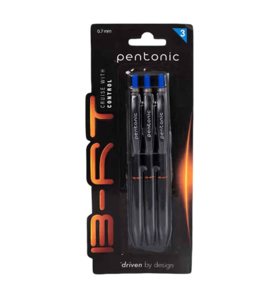 Pentonic B RT Ball Pens, Blue Ink