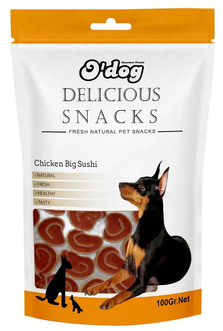 O'Dog Real Chicken Big Sushi Dog Treats