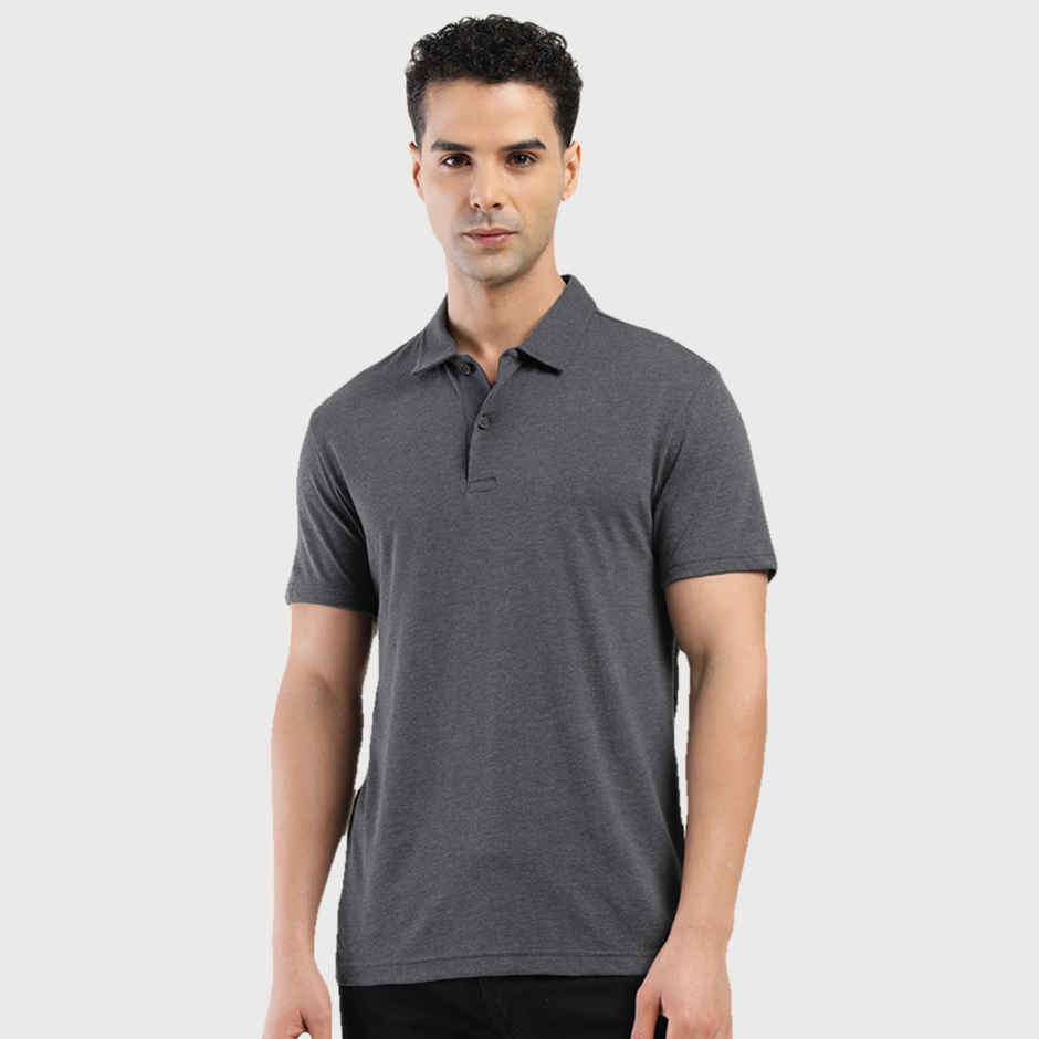 Levi's Men's Poly Cotton Polo T-shirt | Charcoal Grey - M