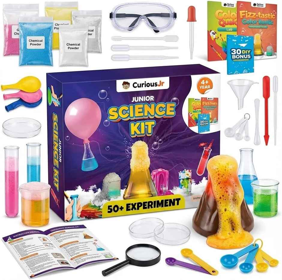 Physics Wallah Junior Science Kit for Kids | Age 4 | 14 Years | 50+ Color|Craft Tests And More