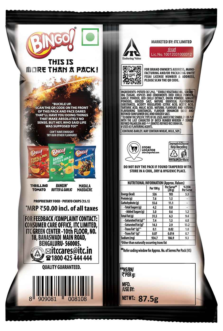 Bingo! Potato Chips Knockin' Korean