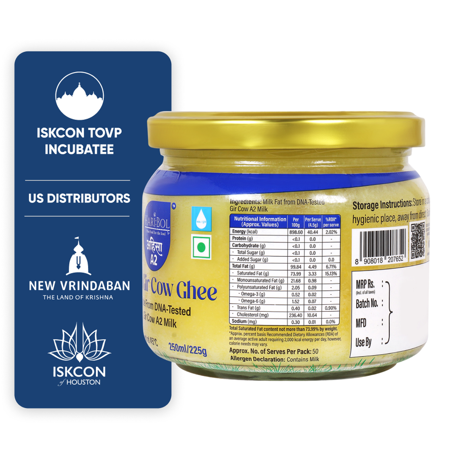 Haribol A2 Desi Gir Cow Ghee
