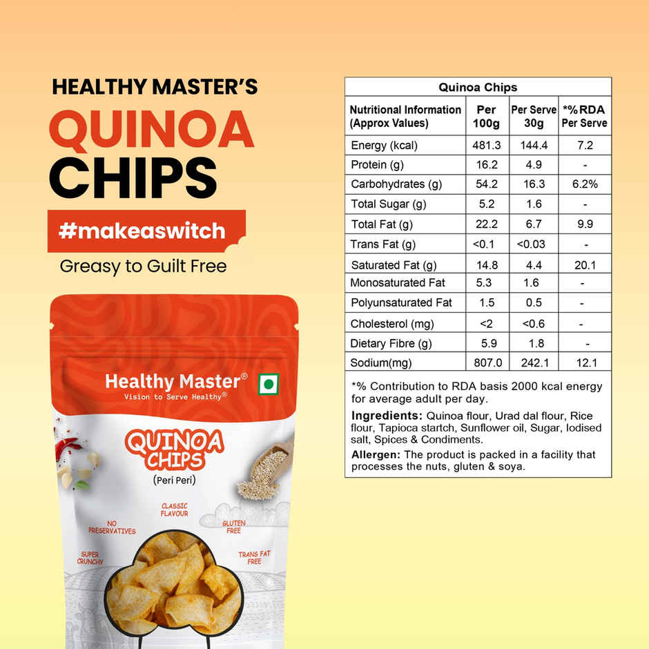 Healthy Master Quinoa Chips