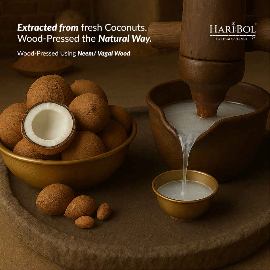 Haribol Coconut Wood Pressed Oil (Nariyal Oil)