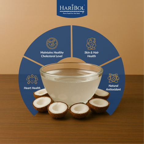 Haribol Coconut Wood Pressed Oil (Nariyal Oil)