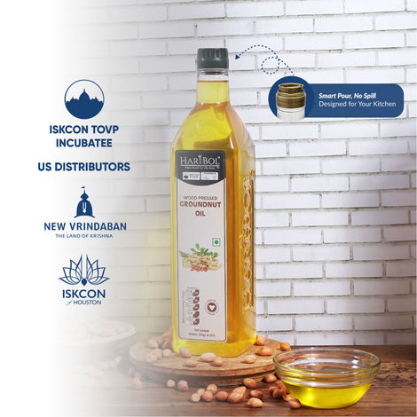 Haribol Groundnut (Peanut) Wood Pressed Oil | Healthy Cooking Oil